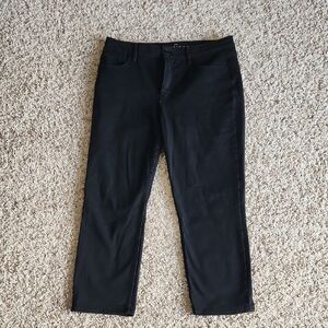 White House Black Market Ankle Jeans in Black Sz 12